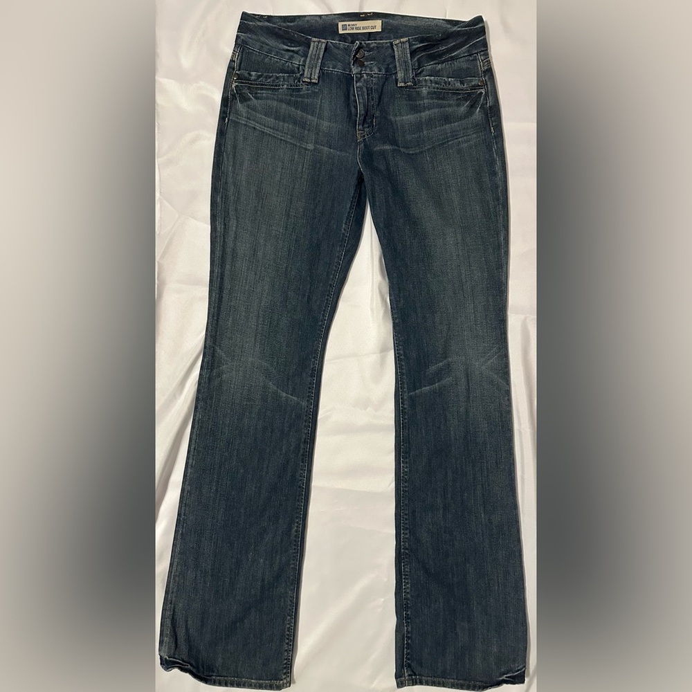 GAP Women’s Boot Cut Jeans in Dark Blue Wash Extra Long